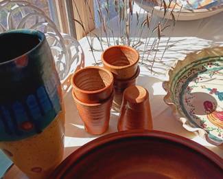 Large selection of studio pottery...