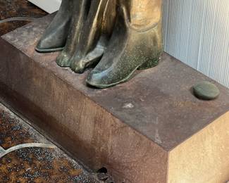 John Richen "Levi Man" Bronze over statue, stands over 9 ft tall