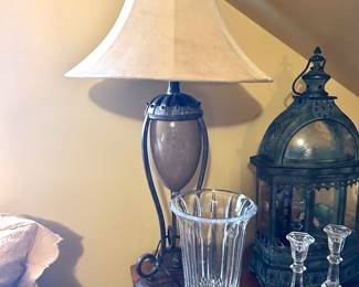Crystal candlesticks 