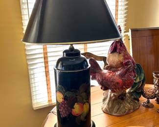 Toile lamp 