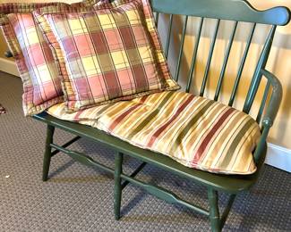Windsor style bench 