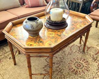 Bamboo coffee table 