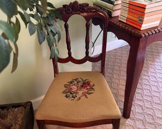 Petit point chair 