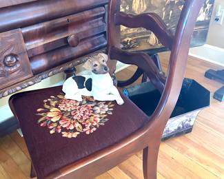 Petit point chair 