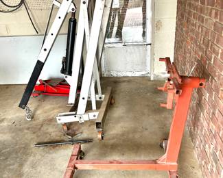 Engine block stand , engine hoist 