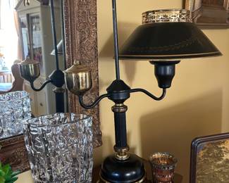 Gorgeous vase and toil lamp