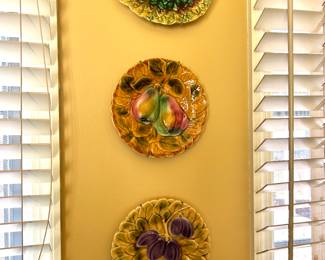 Majolica plates 