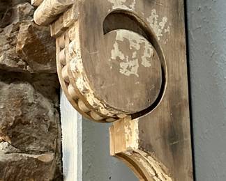 Wood Wall sconce candle holder