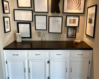 Frames and Decor.  Cabinet (NFS)