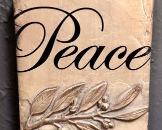 Sid Dickens  Memory Block  "Peace" with Olive Branch T-539 