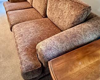 Camel Back Ethan Allen Sofa.  Very Solid and Comfortable