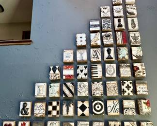 Impressive Sid Dicken's Memory  Block Collection Wall.  There are individual pictures towards the end of the pictures. 