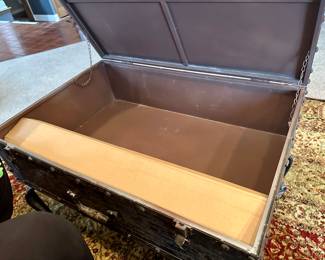 Oh this is sweet! Industrial meets steampunk, purchased at Little Luxuries in Naperville.  Open for Storage.