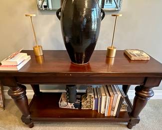 Pottery Barn Montego Console Mahogany Table