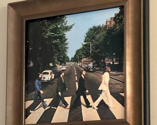 There are my Lads! The Beatles "Abby Road" Album frames at Cobert's 