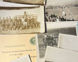 Wenatchee black and white football photos