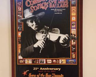 Western Custom framed art