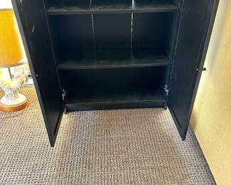Black cabinet