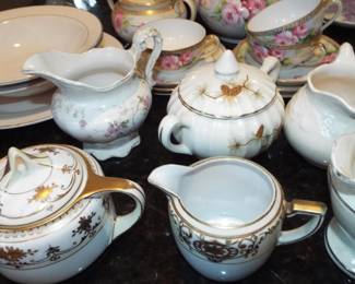 ASSORTED FRENCH, EUROPEAN, ENGLISH AND MORE CHINA PORCELAIN PIECES