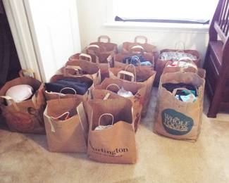 BAGS OF CLOTHES