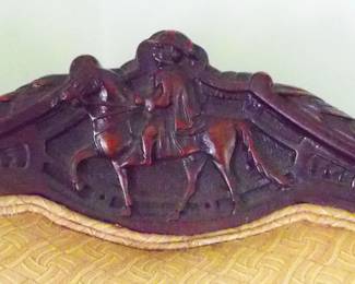 CARVED HORSE DETAIL
