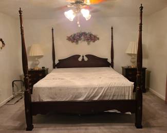 Kincaid Cherry Mountain III king rice bed