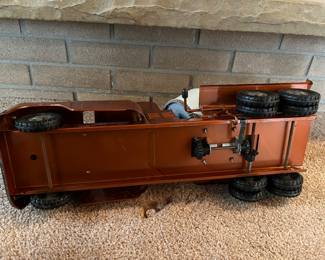 Structo 1950s Cement Mixer Toy truck