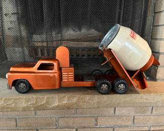 Structo 1950s Cement Mixer Toy truck