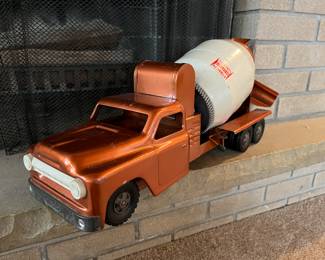 Structo 1950s Cement Mixer Toy truck