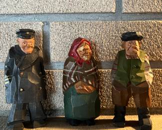 Hand carved figurines 
