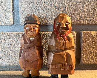 Hand carved figurines 