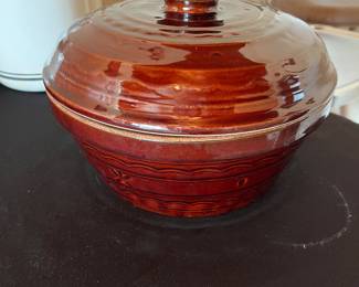 Vintage Marcrest covered dish