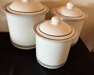Vintage Pfaltzgraff canisters 