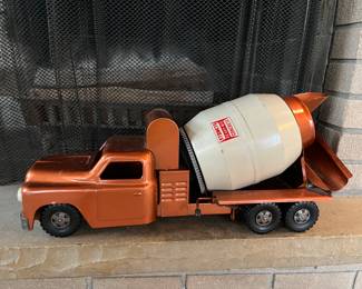 Structo 1950s Cement Mixer Toy truck