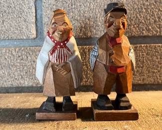 Hand carved figurines 