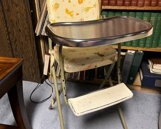 Vintage folding highchair 