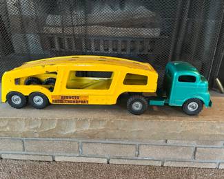 Structo Auto Transport Toy truck 1950s