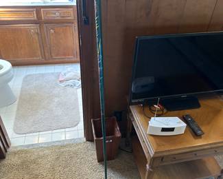 Walking Cane Pool Cue Combo - Carved Painted Dragon