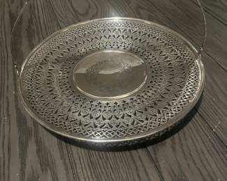 Sterling Handled Tray