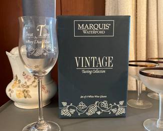 Waterford Set of 4 new wine glasses