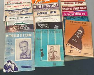 Vintage Sheet Music
