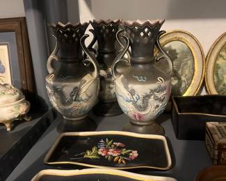 Dragon Moriage Vases