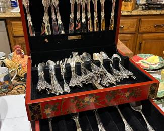 Silverplate flatware, Baroque by Godinger