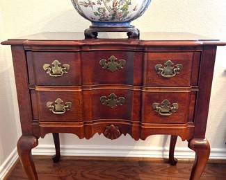 American Colonial Revival lowboy table 