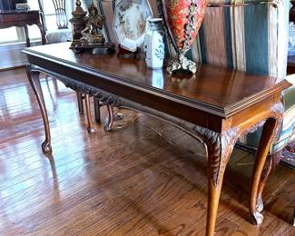 Chippendale style sofa table by Lane Furniture