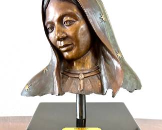 Bronze sculpture, Our Lady, by Dan Pogue 