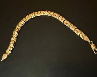 14k yellow gold bracelet