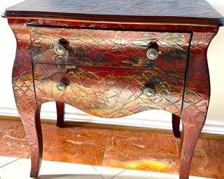 Chinoiserie  Bombay style chest