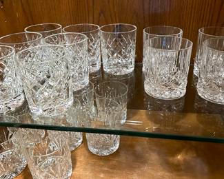 Nice quality crystal old fashion tumblers 