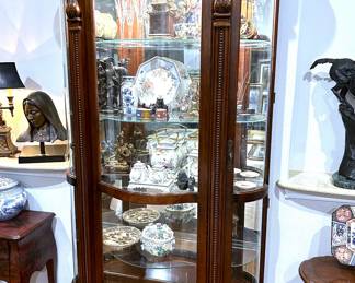 Curio cabinet with lights